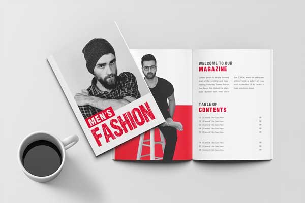 Luxury Men’s Fashion Magazine Templates – Premium Layouts for High-End Fashion Brands | Editable PSD and InDesign File Formats Download